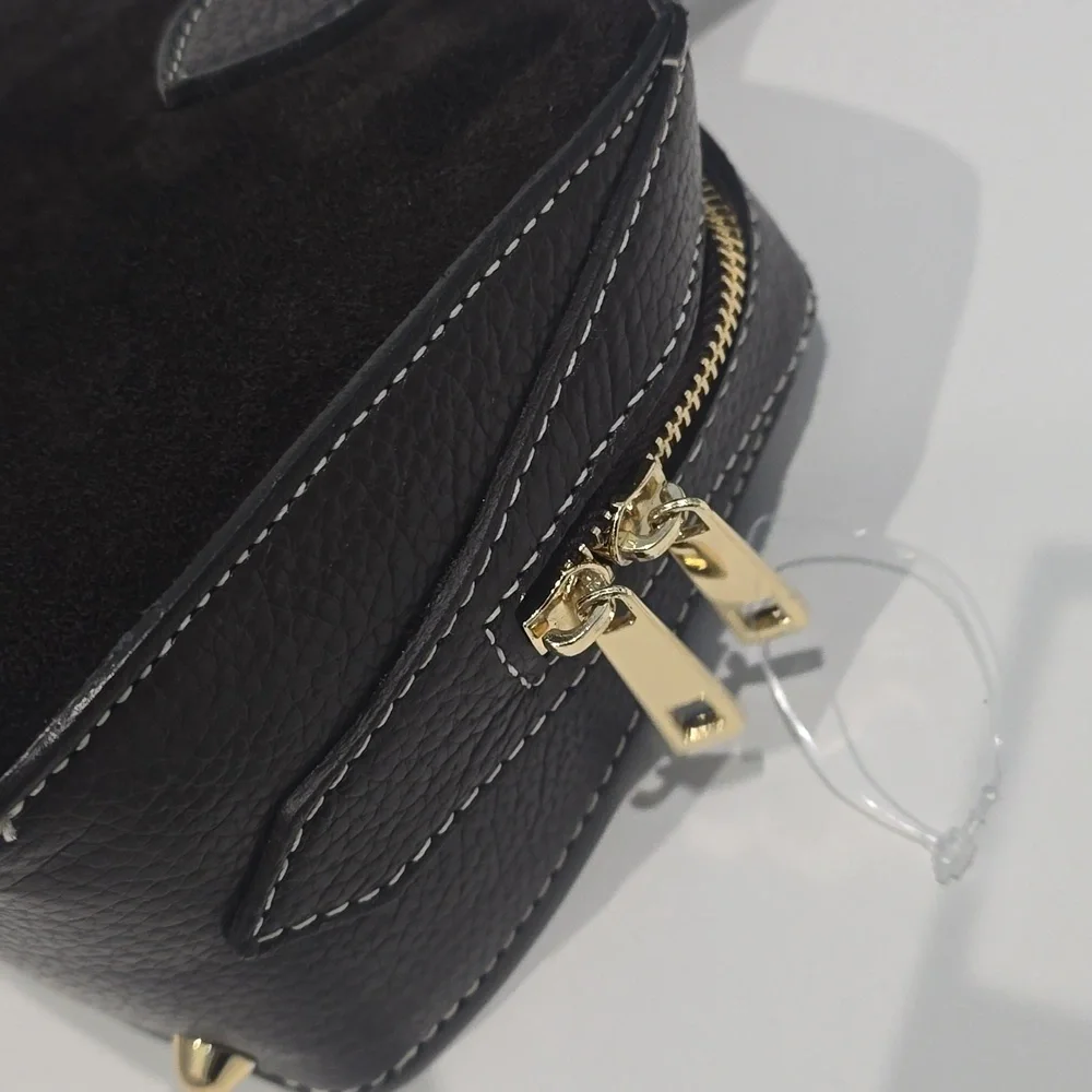 NEW ✅ Persaman New York Hazel Suede Shoulder Bag BROWN ⭐ NEW